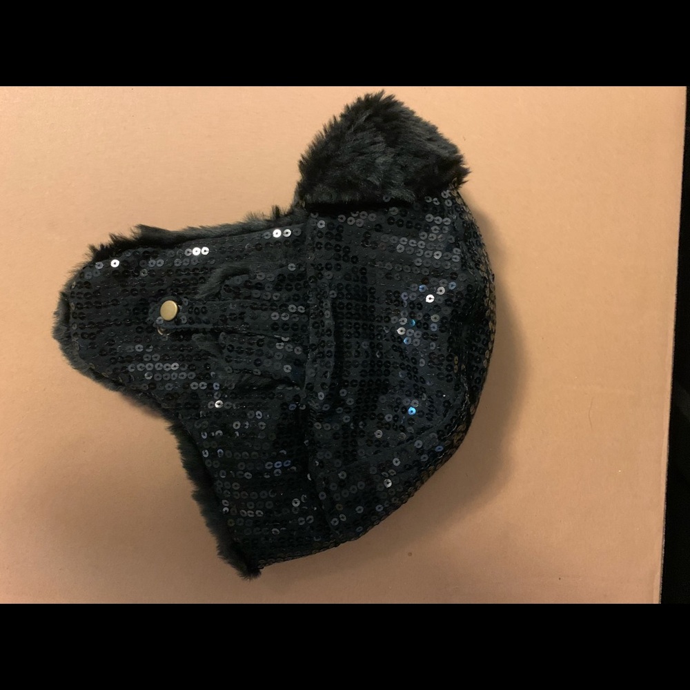 Sequin snow hat - super cute!